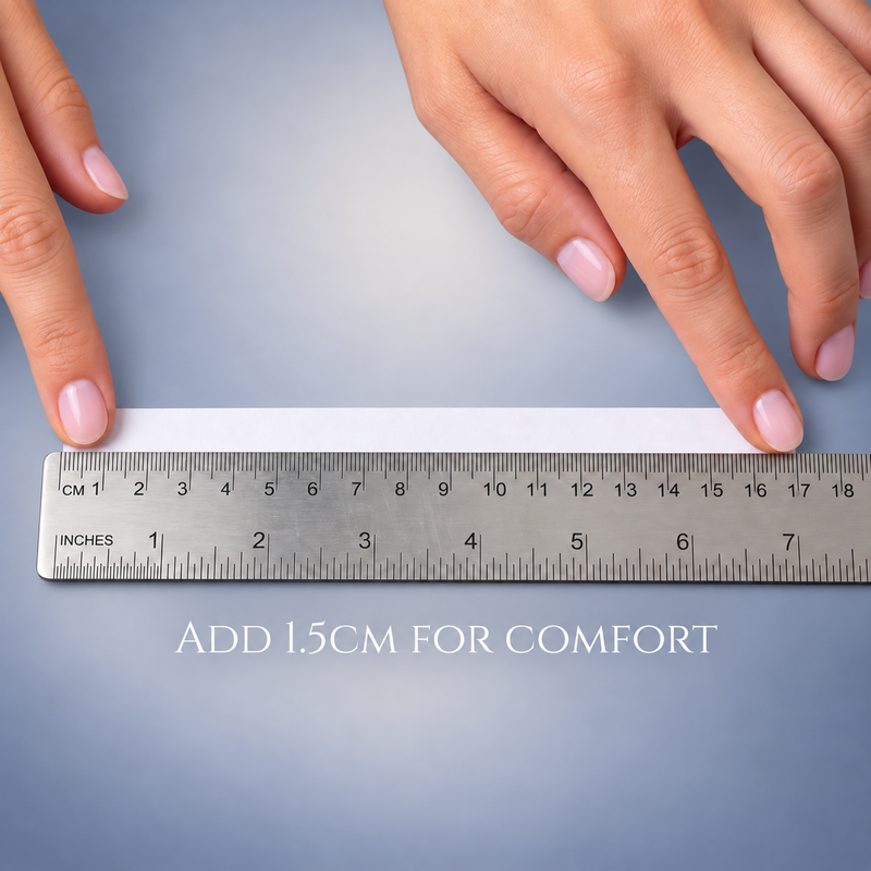 Measure against a ruler