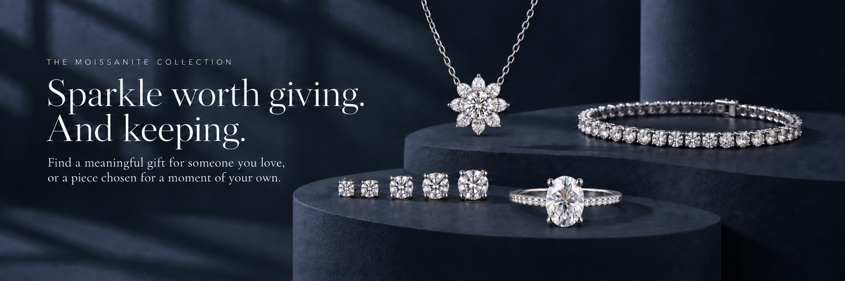 The HerMoment moissanite collection